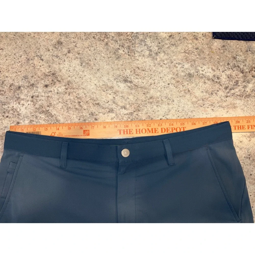 Bonobos Golf Mens Shorts Size 36 Blue 10‎ Inch Inseam Performance Twill